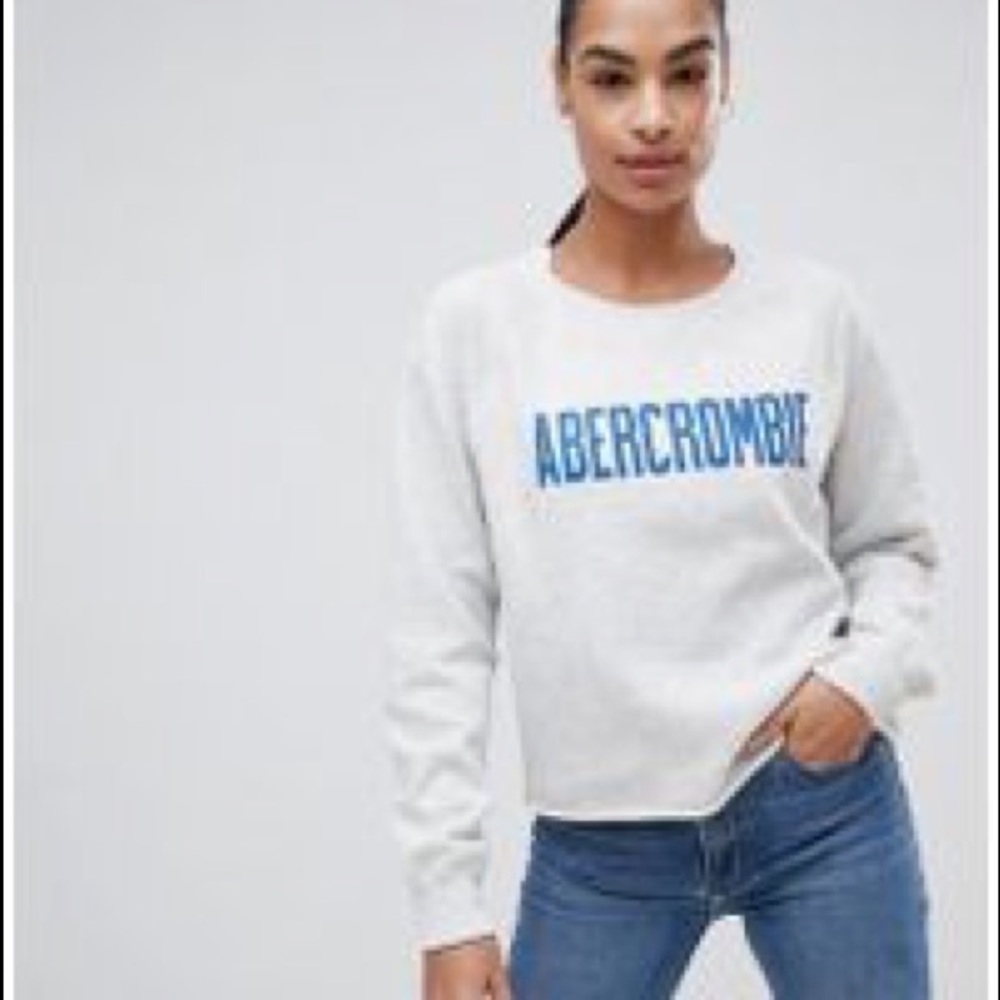 Abercrombie and Fitch Cropped Sweatshirt